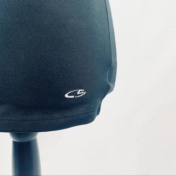 CHAMPION Fitted Athletic Tank Black Workout Running Gym Fitted - Picture 3 of 5